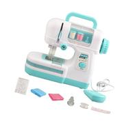 Tmboryuu Kids Realistic Simulation Sewing Machine Toy Electric Pretend Play Activity Safe Skill Building Design Pretend Play Sewing Machine for Children