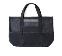 Tmboryuu Large Capacity Watertight Travel Wash Bag, Foldable Nylon Mesh Organiser with Pockets for Beach Activities Large Capacity Folding Meshes Beach Bag