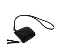 Tmboryuu Leather Neck Wallet Small Crossbody Purse Travel Neck Pouches Minis Shoulder Purse Wallet Lipstick Holder Organizers Travel Pouch