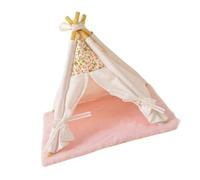 Tmboryuu Miniature Camping Tent with Rural Flower Pattern 1/12 Doll House Decoration Scene Setting Props Doll Accessories Miniature Camping Tent