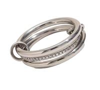 Tmboryuu Modern Stackable Rings Set Trendy Everyday Jewelry Accessory For Women In Gold Silver Color Titaniumed Steel Designs Stacking Rings For Women