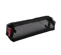 Tmboryuu Multi-Purpose Stationery Bag Zippred Mesh Pencil Pouch Large Capacity Makeups Storage Pouch for Office Business Travel Pen Holder for Desk Cute