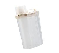 Tmboryuu Multipurpose Household Storage Container for Pet Food Grains Laundry Detergent with Transparency and Ergonomic Handle Food Container Box