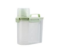Tmboryuu Multipurpose Household Storage Container for Pet Food Grains Laundry Detergent with Transparency and Ergonomic Handle Food Container Box