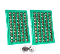 Tmboryuu Pack of 50/100 AG13 Button Cell LR44 Battery MP3 Players Calculator Zinc Manganese 1.55V High Capacity