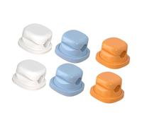 Tmboryuu Pack of 6 Rotating Cord Holder Space Saving ABS Clip for Data Line Management Organizers