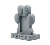 Tmboryuu Pet Memorial Stones Pet Dog Resins Paws Shape Ornaments For Outdoor And Indoor Remembrance Memorial