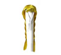 Tmboryuu Ponytail/Braid Pet Wigs Gooses Hairpiece Hair Accessory Great For Creative Pet Owners Theme Event Pet Photography Headgears