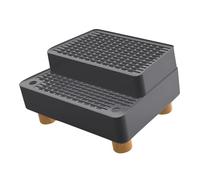 Tmboryuu Quiet Two Layer Puss Wastebasket Step with Low Noise Technology for Peaceful Evenings and Strengthened Pet Ease Multiple Puss