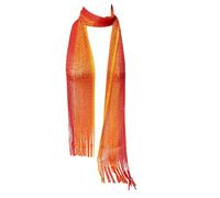 Tmboryuu Stylish Embroidered Knit Neckwear For Women Adjustable Size Photo Props Small Detail Long Scarf For Head Wrap