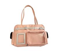 Tmboryuu Stylish PU Leather Anime Themed Crossbody Bag For School Girls With Large Capacity And Adjustable Shoulder Strap Lightweight Ergonomic Shoulder Bag