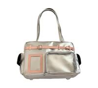 Tmboryuu Stylish PU Leather Anime Themed Crossbody Bag For School Girls With Large Capacity And Adjustable Shoulder Strap Lightweight Ergonomic Shoulder Bag