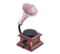 Tmboryuu Tiny Traditional Phonograph Model House Furniture Piece Traditional Decorative Accent for Scene Building Multiple Fashion Model House Phonograph Stay