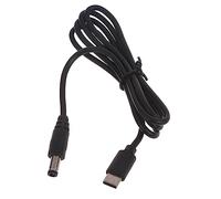 Tmboryuu Type-C Male To 5521mm Male Charging Cable DC9/12/15/20V Power Supply Adapter Cord Converter Connector Wire 100cm