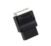 Tmboryuu USB 2.0 9Pin To Type Header Adapter For Mainboard With Type Female Front Panel Socket To 9Pin Header Converters