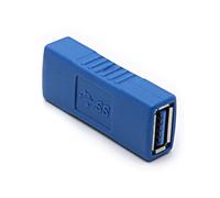 Tmboryuu USB3.0 Female To Female Adapter USB3.0 Coupler For Reliability Data Transfer Extended Connectivity 1piece/ 2pieces