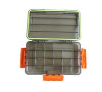 Tmboryuu Versatiles Fishing Gear Storage Box with Leakproof Sealing Removable Tackle Baits Hook Fishings Gear Durability Tackle
