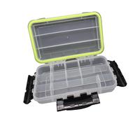 Tmboryuu Versatiles Fishing Gear Storage Box with Leakproof Sealing Removable Tackle Baits Hook Fishings Gear Durability Tackle
