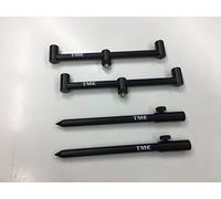 TMC 2 x 2 Rod Aluminium 20 cm buzz bars and 2 x 20-30 cm sticks, 13mm Diameter