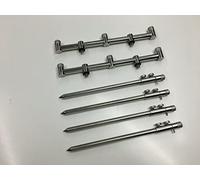 TMC 2 x 3 Rod stainless steel Buzz Bars & 4 x 30-50 cm double screw bank sticks.