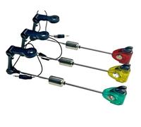 TMC 3 x Drop off illuminated Bite Indicator Swingers. Slider Weight, Standard 2.5mm Jacks. Red, Green & Yellow. Carp and Coarse fishing tackle