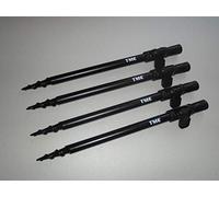 TMC 4 x Fishing Spiral Point Easy Screw Banksticks 30cm-50cm. 16mm diameter, clamp