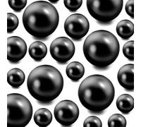 TMCLHXYNF 300Pieces Floating NO Hole Pearls for Centerpiece Glass Vases,Floating Black Pearls Beads for Tall Vase Filler Floating Candles for Wedding Table Decor