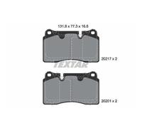TMD Friction Services 2021703 Brake Pad Set, disc brake