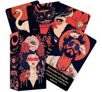 Tmenreiy Embracing The Shadow Oracle Deck, Emotional Healing Oracle Cards for Beginners, Personal Growth, Spiritual Guidance, Dark Situation Reflection
