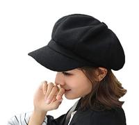 TMEOG Women's Beret Hat French Beret Winter Autumn Hat Ladies Girls Fashion Hats Beanie Cap Panel Baker Boy Flat Caps Newsboy Hats