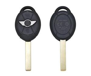 TMERIC Car Key Shell Case For BMW For Mini För Cooper 2005 2006 2007 Replacement 3 Button Remote Key Shell Case Car Key Housing Cover Car Key Fob Cover Case Shell