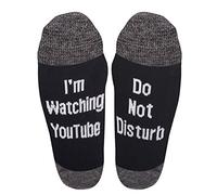 Tmflexe Unisex Cotton Socks If U Can I'm Gaming Socks, Gamer Socks Funny Novelty Socks Great Christmas for Men Women, Watching Youtube, One Size