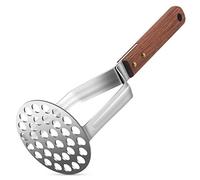 Tmflexe Upgarded Potato Masher Stainless Steel Heavy Duty Strong Handle Not Easy to Bent Easy to use Sturdy Construction