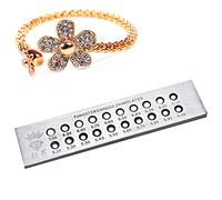 TMISHION Wire Drawplate, Draw Plate for Jewellery Jewellery Wire Drawplate 4 Round Holes Wire Drawing Board Metal Drawplate Jewellery Tools Decorations Accessory(C)
