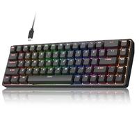 TMKB T68HE 60% Magnetic Gaming Keyboard, Hall Effect Rapid Trigger Keyboard with 8000Hz Polling Rate, 0.02mm Adjustable Actuation, Compact 68-Key Layout for Pro FPS Gamers, Web-Based Driver (Black)