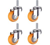 TMKDNNKG Furnitureers with Brake,360 Degree Rotating,Threaded Stemer Wheel M8/M10,For Office Chair,Screws/Universal/32Mm