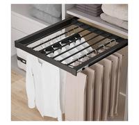 TMKDNNKG Retractable Pull-Out Pants Drawer Built-in Wardrobe Basket Perfect For Drying And Storing Above The Washing Machine(65-85cm)