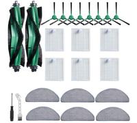 TMKOOL 24PCS Accessories Replacement Kit for iRobot roomba Combo Essential Y0140 (Y014020) Y0110 (Y011020), Combo 2 Y0540, Vacuum 2 Essential Q0520 (Q052020), 105 Combo Robots Vacuum & mop