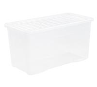 Wham Clip Lid Box 110L Clear