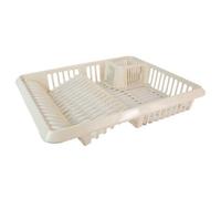 Tml Dish Drainer - Large - 43 X 35 X 7Cm - Taupe Kitchen Dish Draining Rack - Dish Drainer Rack For Plates & Utensils