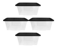 TML Marco Paul 4Pc 50L Plastic Storage Boxes