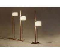 TMM floor lamp naturel oak / white Santa & Cole - TMMSA11
