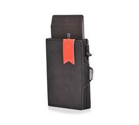 TMMLIJIPL Credit Card Case Leather Wallet with Compartment for Notes and Coins for Men and Women (Color : E, Size : 9.7 * 6.7cm)
