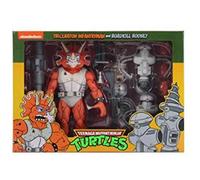 TMNT (1987) Triceraton Infantryman & Roadkill Rodney 7” Action Figure 2 Pack