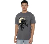 TMNT Casey Marie Jones Leaping Unisex T Shirt, Charcoal, XX-Large