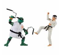 TMNT Cobra Kai 2-Pack: Mikey vs Danny LaRusso - Multicolour Action Figures
