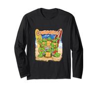 TMNT Cowabunga! Pizza On The Beach Long Sleeve T-Shirt