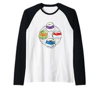 TMNT Cowabunga! Pizza On The Beach Raglan Baseball Tee