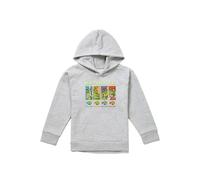 TMNT Gamer Turtles Youth Kids Pull-Over Hoodie, Athletic Heather Nickelodeon Grey 7-8 Years