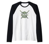 TMNT Heroes Half Shell Retro Action Mutated 1984 Turtles Raglan Baseball Tee